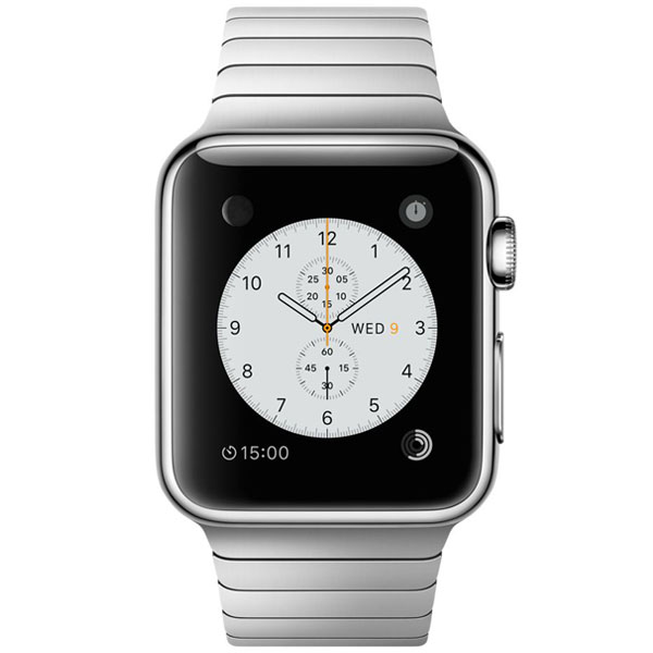 گالری ساعت اپل بدنه استیل بند دستبندی استیل 38 میلیمتر، گالری Apple Watch Watch Stainless Steel Case with Link Bracelet Band 38mm