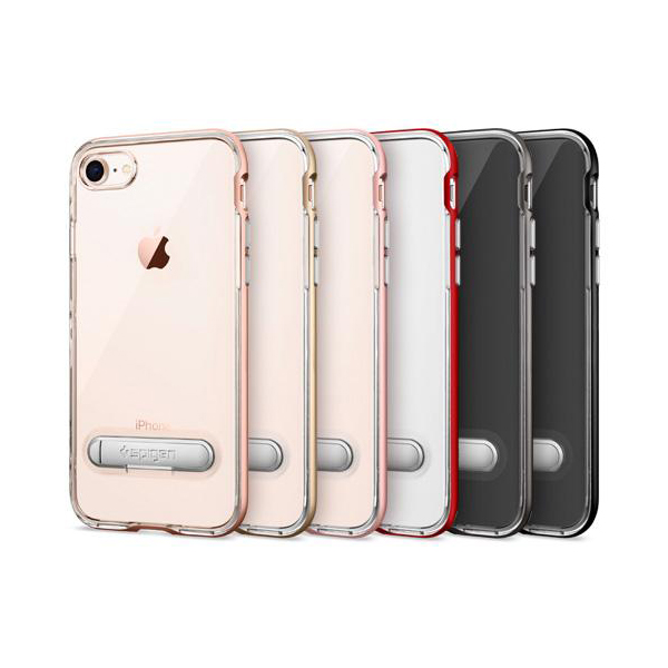 گالری iPhone 8/7 Case Spigen Crystal Hybrid، گالری قاب آیفون 8/7 اسپیژن مدل Crystal Hybrid