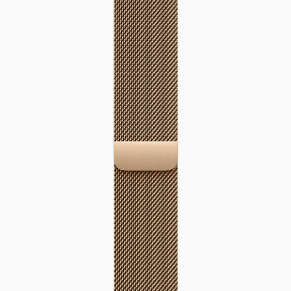 آلبوم ساعت اپل سری 10 سلولار Apple Watch Series 10 Cellular Gold Titanium Case with Gold Milanese Loop 42mm، آلبوم ساعت اپل سری 10 سلولار بدنه تیتانیوم طلایی و بند میلان طلایی 42 میلیمتر