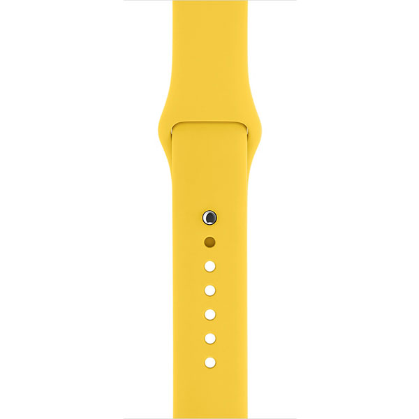 ویدیو ساعت اپل بدنه آلومینیوم نقره ای بند اسپرت زرد 42 میلیمتر، ویدیو Apple Watch Watch Silver Aluminum Case Yellow Sport Band 42mm