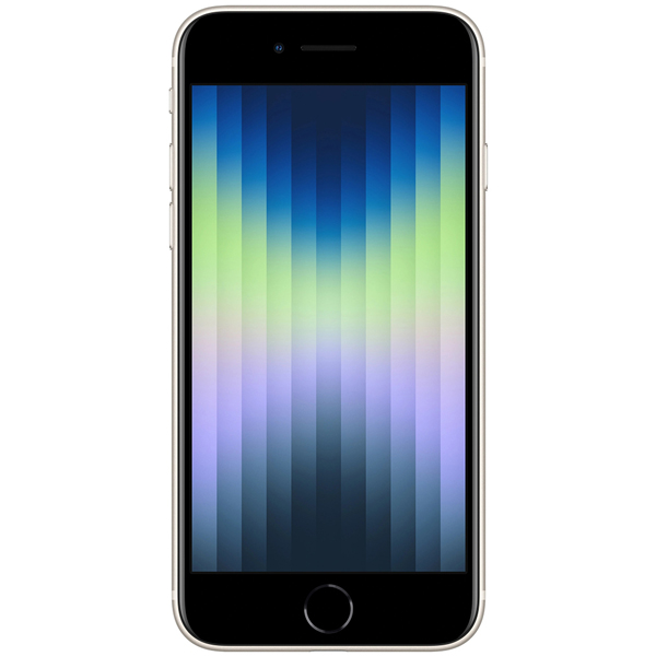 عکس آیفون اس ای نسل سوم 64 گیگابایت سفید، عکس iPhone SE3 64GB Starlight