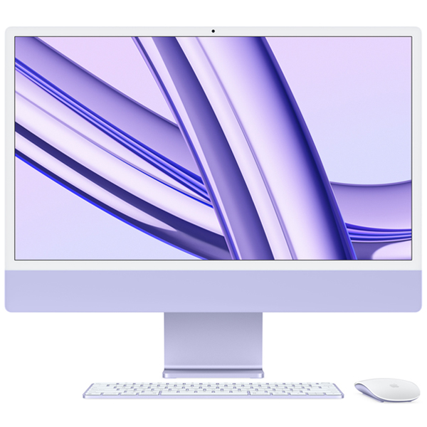 تصاویر آی مک 24 اینچ M3 بنفش MQRW3 سال 2023، تصاویر iMac 24 inch M3 Purple MQRW3 10-Core GPU 512GB 2023