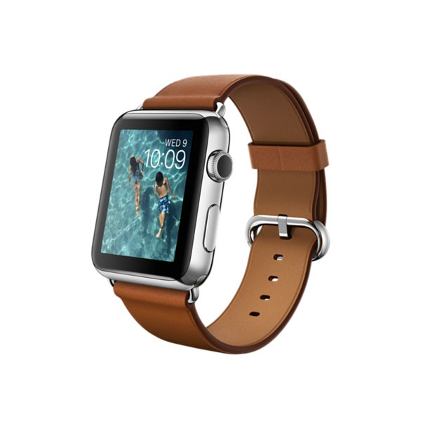 ویدیو ساعت اپل Apple Watch Watch Stainless Steel Case With Saddle Brown Classic Buckle 42m، ویدیو ساعت اپل بدنه استیل بند قهوه ای سگک کلاسیک 42 میلیمتر