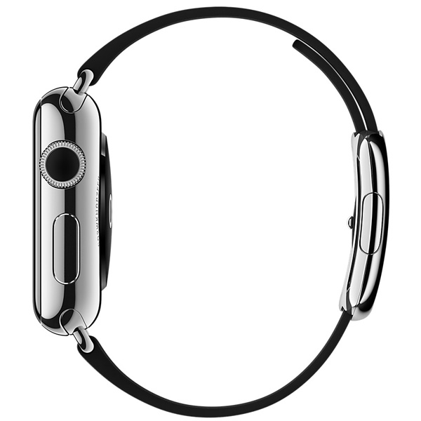 آلبوم ساعت اپل بدنه استیل بند مشکی سگک مدرن 38 میلیمتر، آلبوم Apple Watch Watch Stainless Steel Case Black Modern Buckle 38mm