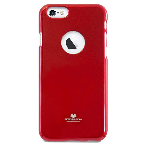 تصاویر قاب گوسپری قرمز مناسب برای آیفون 4.7 اینچی، تصاویر Goospery i Jelly Case for iPhone 4.7 inch - Red