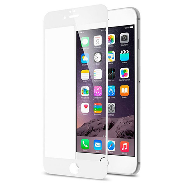 عکس iPhone 6 Plus Tempered Glass Full Cover، عکس محافظ صفحه نمایش آیفون 6 پلاس ضد ضربه