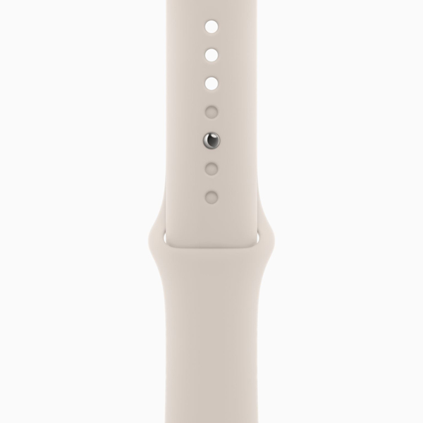 آلبوم ساعت اپل سری 9 Apple Watch Series 9 Starlight Aluminum Case with Starlight Sport Band 45mm، آلبوم ساعت اپل سری 9 بدنه آلومینیومی استارلایت و بند اسپرت استارلایت 45 میلیمتر