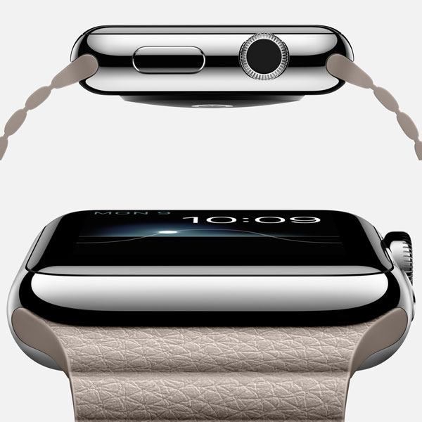 ویدیو ساعت اپل سری 1 Apple Watch Series 1 Apple Watch 42mm Stainless Steel Case Stone Leather loop Band، ویدیو ساعت اپل سری 1 اپل واچ 42 میلیمتر بدنه استیل بند چرم سنگی لوپ