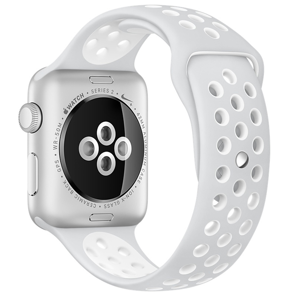 آلبوم ساعت اپل سری 2 نایکی پلاس Apple Watch Series 2 Nike+ Silver Aluminum Case Pure Platinum/White Nike Sport Band 38mm، آلبوم ساعت اپل سری 2 نایکی پلاس بدنه آلومینیوم نقره ای بند اسپرت نایکی پلاتینی 32 میلیمتر