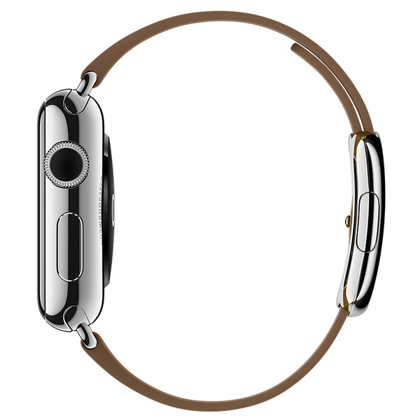 آلبوم ساعت اپل بدنه استیل بند قهوه ای سگک مدرن 38 میلیمتر، آلبوم Apple Watch Watch Stainless Steel Case Brown Modern Buckle 38mm