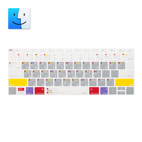 عکس Keyboard Protector VerSkin VerSkin MacOS Shortcut، عکس روکش محافظ کیبورد جی سی پال طرح MacOS Shortcut