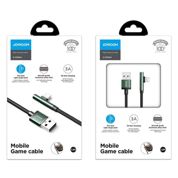 ویدیو کابل شارژ لایتنینگ جوی روم مدل S-1230N4، ویدیو Joyroom USB to Lightning Cable 1.2M Mobile Game S-1230N4
