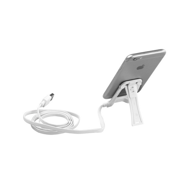 آلبوم iPhone Charge Cable And Stand with Lightning Connector Promate Pose-LT، آلبوم استند و کابل شارژ لایتینگ پرومیت مدل Pose-LT