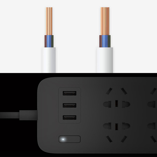 گالری Xiaomi Power Strip 6 Port 3 USB، گالری چند راهي برق شياومي مدل 3 Port 6 USB