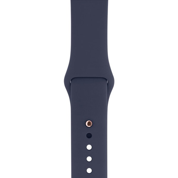 آلبوم ساعت اپل سری 1 بدنه آلومینیوم رز گلد و بند اسپرت سورمه ای 42 میلیمتر، آلبوم Apple Watch Series 1 Rose Gold Aluminum Case Midnight Blue Sport Band 42mm