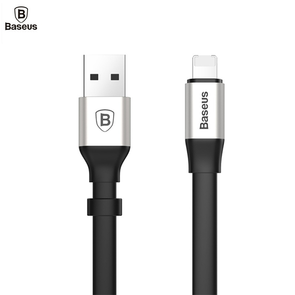 عکس Lightining To USB Cable Baseus Portable 23cm، عکس کابل لایتینینگ بیسوس مدل Portable 23cm
