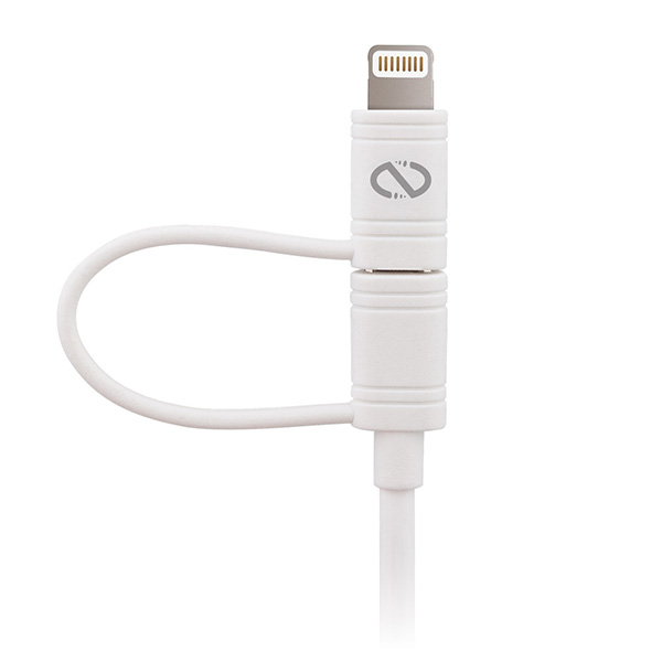 آلبوم Lightning and Micro USB to USB Cable Naztech Hybrid 2-in-1 MFi، آلبوم کابل تبدیل لایتنینگ و میکرو یو اس بی به سو اس بی نزتک مدل Hybrid 2-in-
