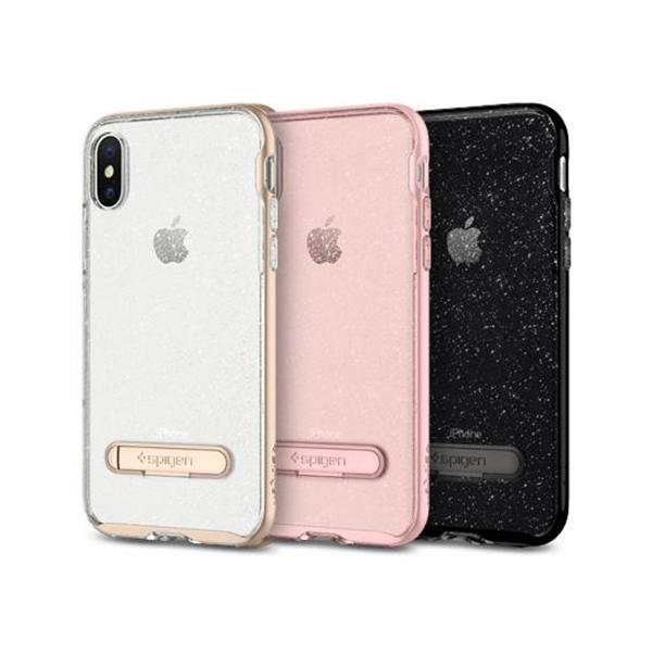 گالری iPhone X Case Spigen Crystal Hybrid Glitter، گالری قاب آیفون ایکس اسپیژن مدل Crystal Hybrid Glitter