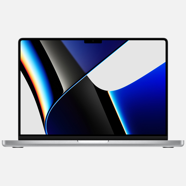 عکس مک بوک پرو ام 1 پرو مدل MKGR3 نقره ای 14 اینچ 2021، عکس MacBook Pro M1 Pro MKGR3 Silver 14 inch 2021