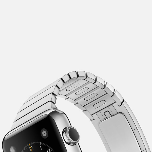 آلبوم ساعت اپل بدنه استیل بند دستبندی استیل 42 میلیمتر، آلبوم Apple Watch Watch Stainless Steel Case Link Bracelet Band 42mm