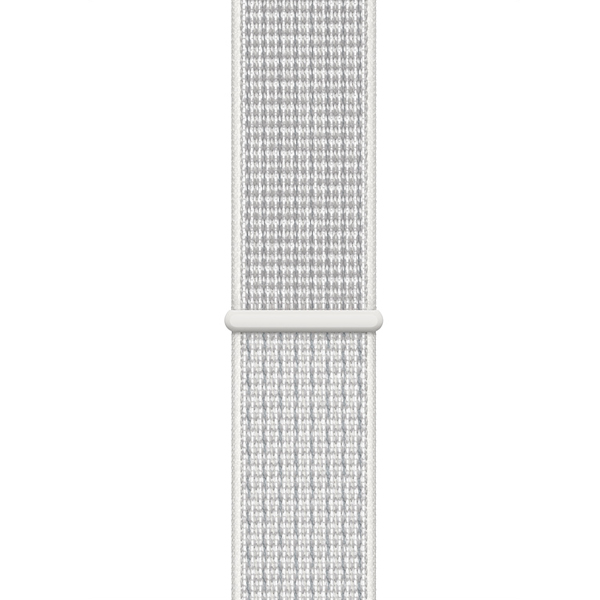 آلبوم ساعت اپل سری 4 نایکی پلاس سلولار بدنه آلومینیوم نقره ای و بند سفید مجلسی اسپرت 44 میلیمتر، آلبوم Apple Watch Series 4 Nike+ Cellular Silver Aluminum Case with Summit White Nike Sport Loop 44mm