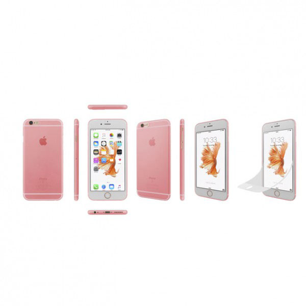 عکس iPhone 6S/6 Case Ozaki 0.3 Jelly Pro Pink OC550، عکس قاب آیفون 6 اس و 6 اوزاکی ژله ای 0.3 صورتی