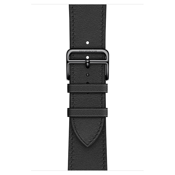 آلبوم ساعت اپل هرمس Apple Watch Hermes Series 6 Space Black Stainless Steel Case Noir Leather Single Tour، آلبوم ساعت اپل هرمس سری 6 بدنه استیل خاکستری و بند چرم مدل Noir Swift سایز 44 میلیمتر