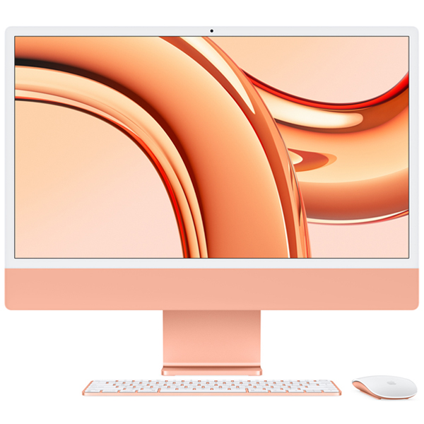 تصاویر آی مک 24 اینچ M3 نارنجی MQRX3 سال 2023، تصاویر iMac 24 inch M3 Orange MQRX3 10-Core GPU 256GB 2023