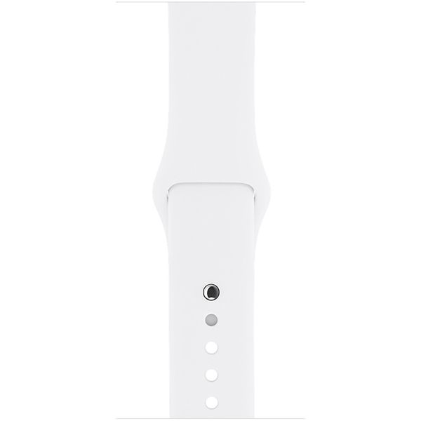 آلبوم ساعت اپل سری 2 Apple Watch Series 2 Silver Aluminum Case with White Sport Band 42 mm، آلبوم ساعت اپل سری 2 بدنه آلومینیوم نقره ای و بند اسپرت سفید 42 میلیمتر