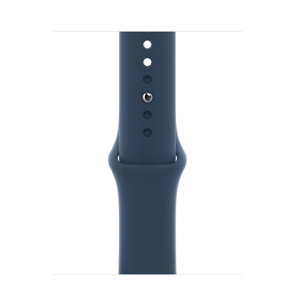آلبوم ساعت اپل سری 7 جی پی اس بدنه آلومینیومی آبی و بند اسپرت آبی 41 میلیمتر، آلبوم Apple Watch Series 7 GPS Blue Aluminum Case with Abyss Blue Sport Band 41 mm