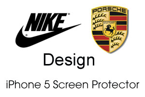 iPhone 5 Screen Protector - Porsche / Nike Design، محافظ صفحه نمایش آیفون 5 - پورشه / نایک