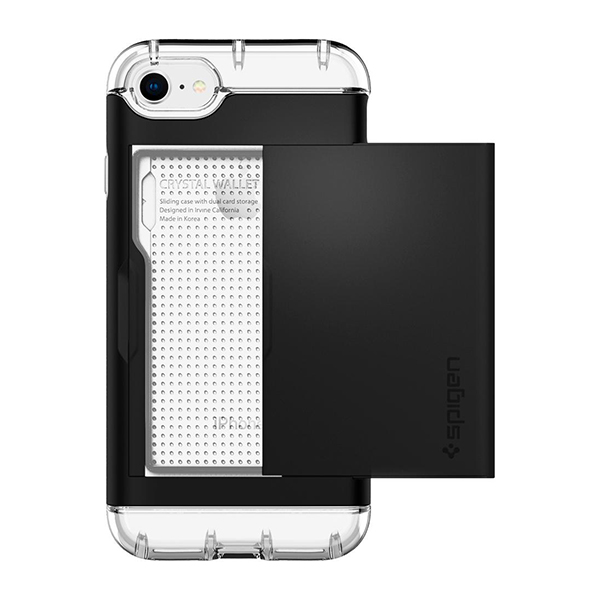 تصاویر قاب آیفون 8/7 اسپیژن مدل Crystal Wallet، تصاویر iPhone 8/7 Case Spigen Crystal Wallet