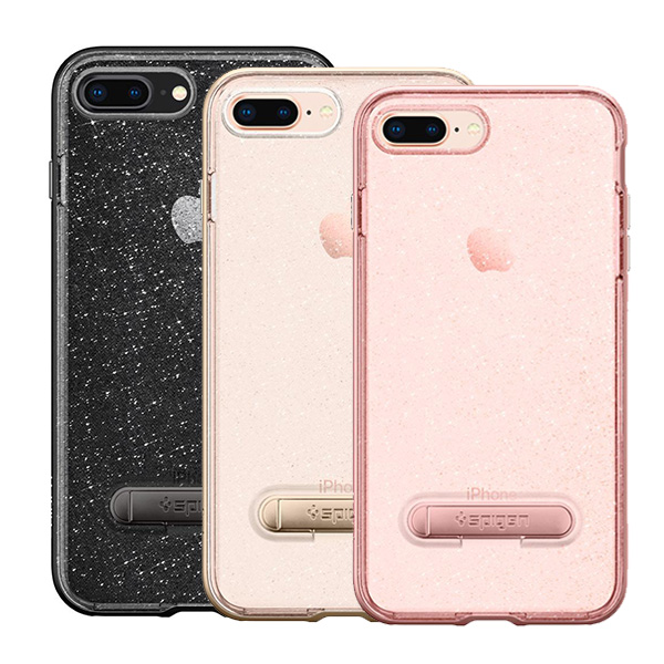 گالری iPhone 8/7 Plus Case Spigen Crystal Hybrid Glitter، گالری قاب آیفون 8/7 پلاس اسپیژن مدل Crystal Hybrid Glitter