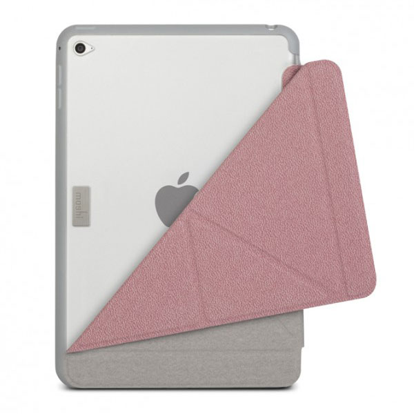عکس iPad Mini 4 Smart Case Moshi VersaCover Pink، عکس اسمارت کیس موشی ورسا کاور صورتی آیپد مینی 4