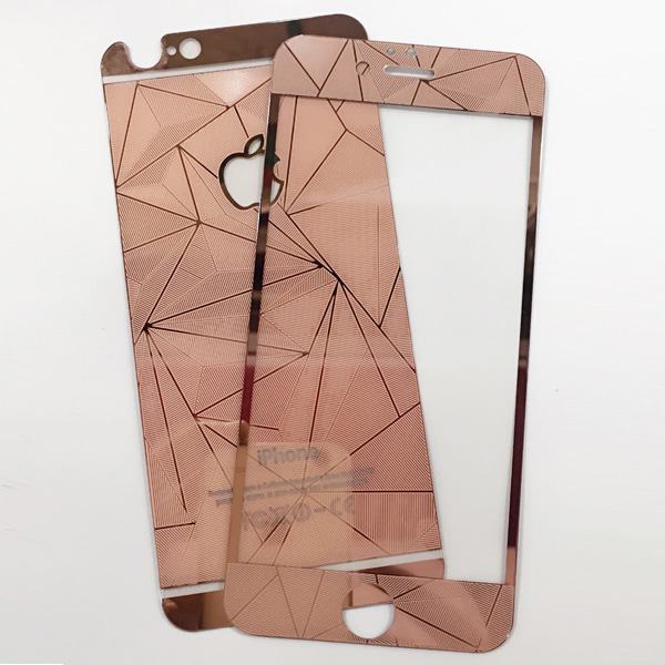 گالری iPhone 6S/6 Tempered Glass Screen Protector Rose Gold، گالری محافظ صفحه نمایش ضد ضربه رزگلد آیفون 6 و 6 اس