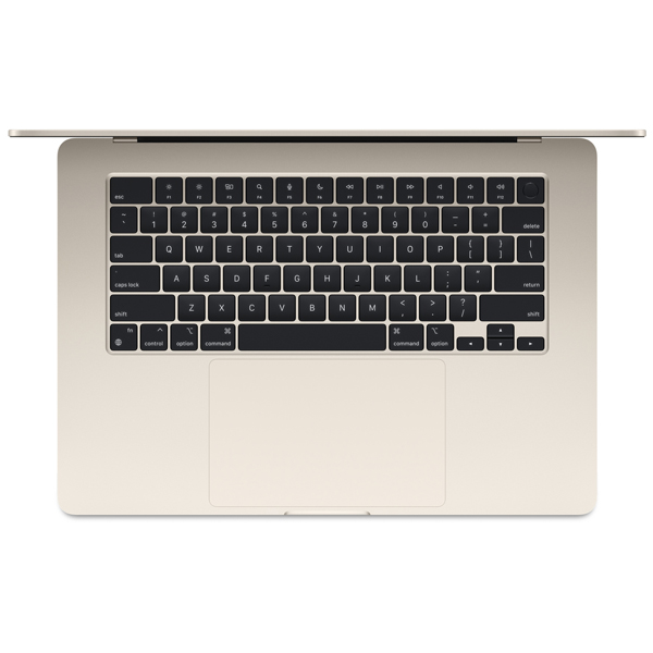 عکس مک بوک ایر MacBook Air 15 inch M4 MW1K3 Starlight 2025، عکس مک بوک ایر 15 اینچ M4 مدل MW0Y3 استارلایت 2025