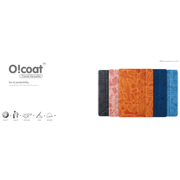 گالری اسمارت کیس آیپدایر 2 - تراول، گالری iPad Air 2 smart case Ozaki Travel