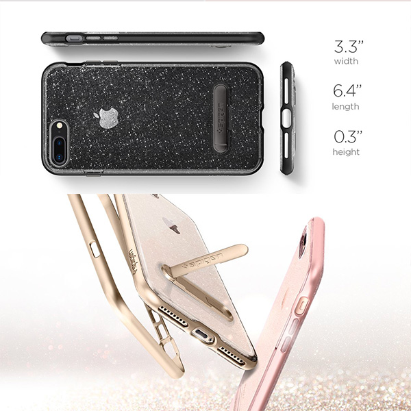 آلبوم قاب آیفون 8/7 پلاس اسپیژن مدل Crystal Hybrid Glitter، آلبوم iPhone 8/7 Plus Case Spigen Crystal Hybrid Glitter