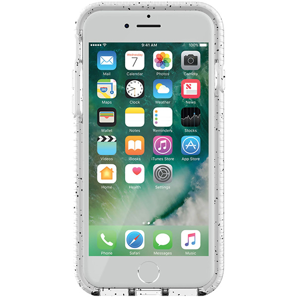 گالری iPhone 8/7 Case Tech21 Evo Check Active Clear White، گالری قاب آیفون 8/7 تک ۲۱ مدل Evo Check Active کریستالی سفید