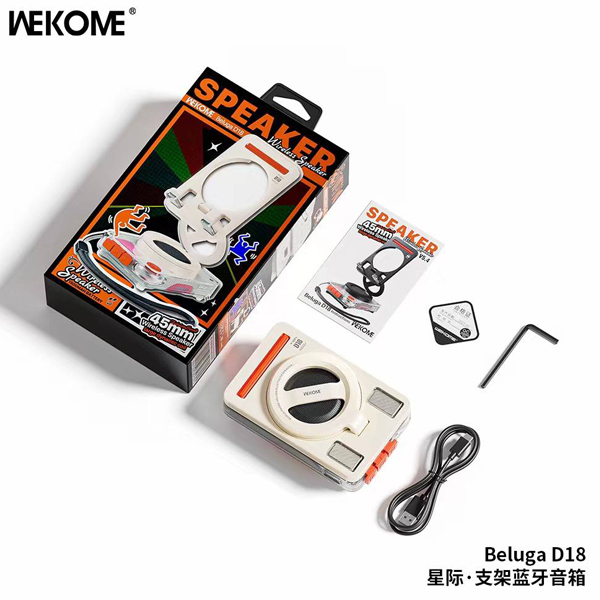 آلبوم اسپیکر و استند آیفون WEkome مدل D18، آلبوم Speaker and Stand D18 WEkome