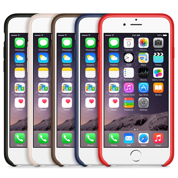 عکس قاب چرمی آیفون 6 - اورجینال اپل، عکس iPhone 6 Leather Case - Apple Original