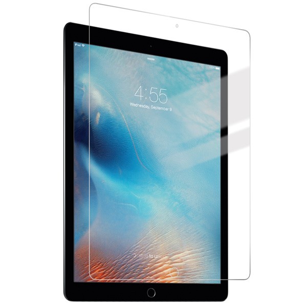 عکس محافظ صفحه نمایش ضد ضربه آیپد پرو 9.7 اینچ، عکس iPad Pro 9.7 inch Tempered Glass Screen Protector