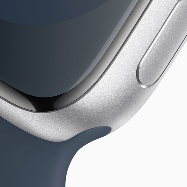 ویدیو ساعت اپل سری 9 Apple Watch Series 9 Silver Aluminum Case with Storm Blue Sport Band 41mm، ویدیو ساعت اپل سری 9 بدنه آلومینیومی نقره ای و بند اسپرت آبی 41 میلیمتر