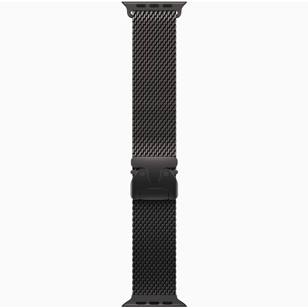 آلبوم ساعت اپل اولترا 2 Apple Watch Ultra 2 Black Titanium Case with Black Titanium Milanese Loop، آلبوم ساعت اپل اولترا 2 بدنه تیتانیوم مشکی و بند تیتانیوم میلان مشکی