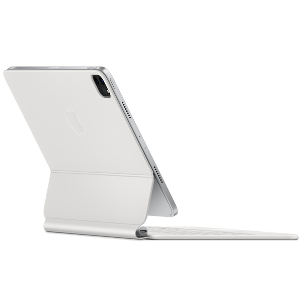 عکس Magic Keyboard for iPad Pro 11 inch 2021 and iPad Air 4 White، عکس مجیک کیبورد سفید برای آیپد پرو 11 اینچ 2021 و آیپد ایر 4