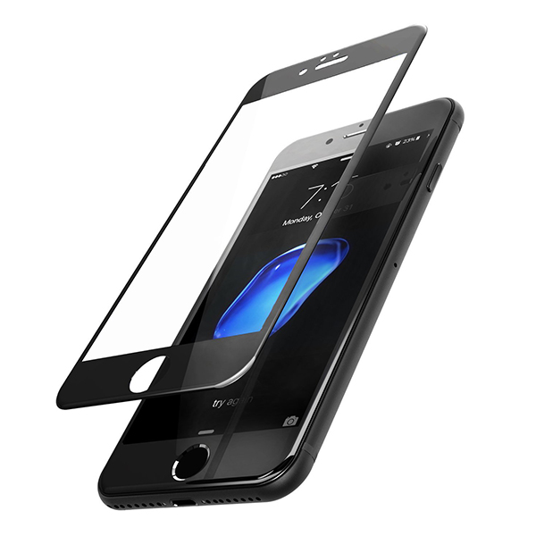 تصاویر محافظ ضد ضربه صفحه نمایش آیفون 8، تصاویر iPhone 8 Full Cover Tempered Glass