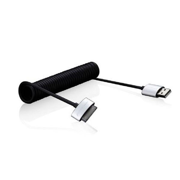 تصاویر کابل 30-پین به یو اس بی جاست موبایل کوالید کابل، تصاویر JustMobile USB To 30Pin Coiled Cable (85mm)