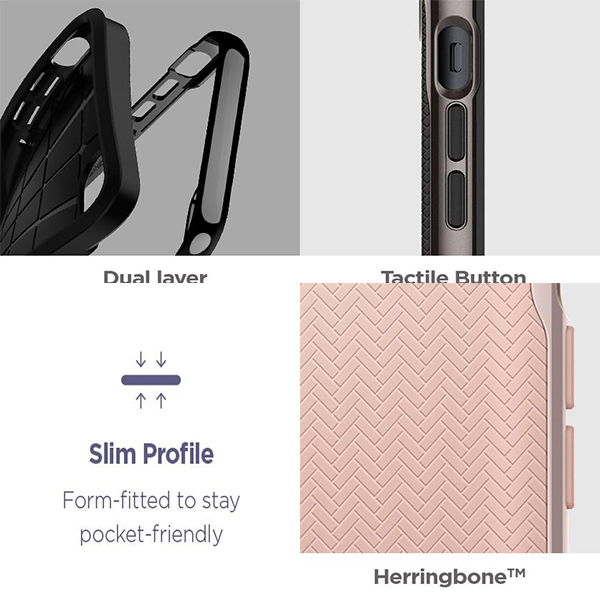 ویدیو قاب آیفون 8/7 پلاس اسپیژن مدل Neo Hybrid Herringbone، ویدیو iPhone 8/7 Plus Case Spigen Neo Hybrid Herringbone (22197)