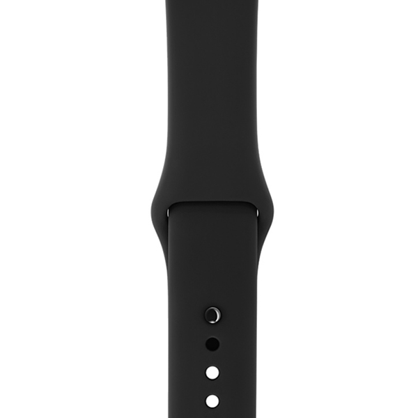 آلبوم ساعت اپل سری 3 سلولار بدنه آلومینیومی خاکستری با بند مشکی اسپرت 38 میلیمتر، آلبوم Apple Watch Series 3 Cellular Space Gray Aluminum Case with Black Sport Band 38mm