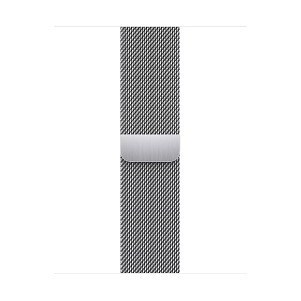 آلبوم ساعت اپل سری 8 سلولار بدنه استیل نقره ای و بند استیل میلان نقره ای 41 میلیمتر، آلبوم Apple Watch Series 8 Cellular Silver Stainless Steel Case with Silver Milanese Loop 41mm